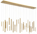 Eurofase Santana 30 Light LED Chandelier in Brass
