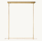 Audubon Crystal Single Bar Linear Chandelier 60"