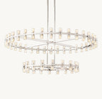 Arcachon LED Round Two-Tier Chandelier 60"