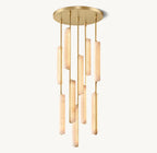 Audubon Alabaster Round Chandelier 24"