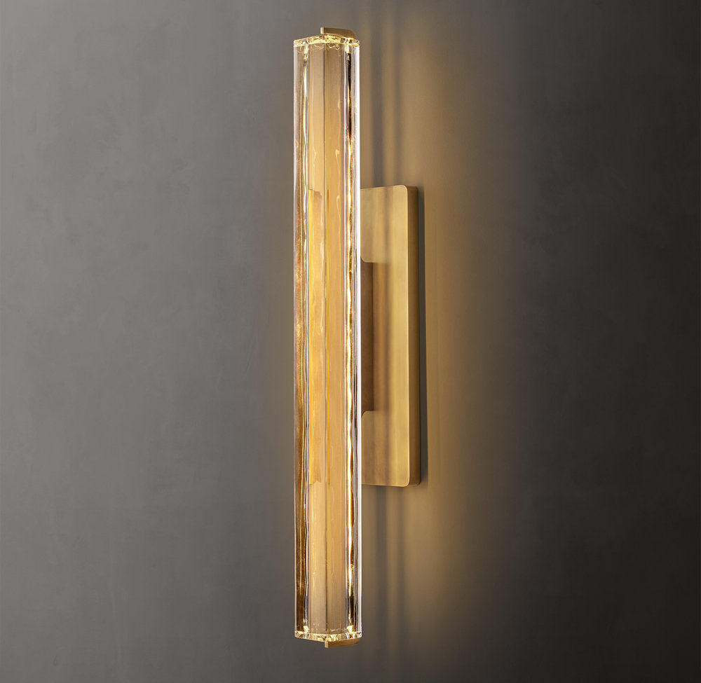 Audubon Crystal Single Sconce 19 inch