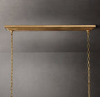 19th C. English Openwork Rectangular Chandelier 72"
