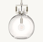 Machinist Glass Globe Pendant