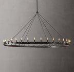 Camino Vintage Candelabra Round Chandelier 73"