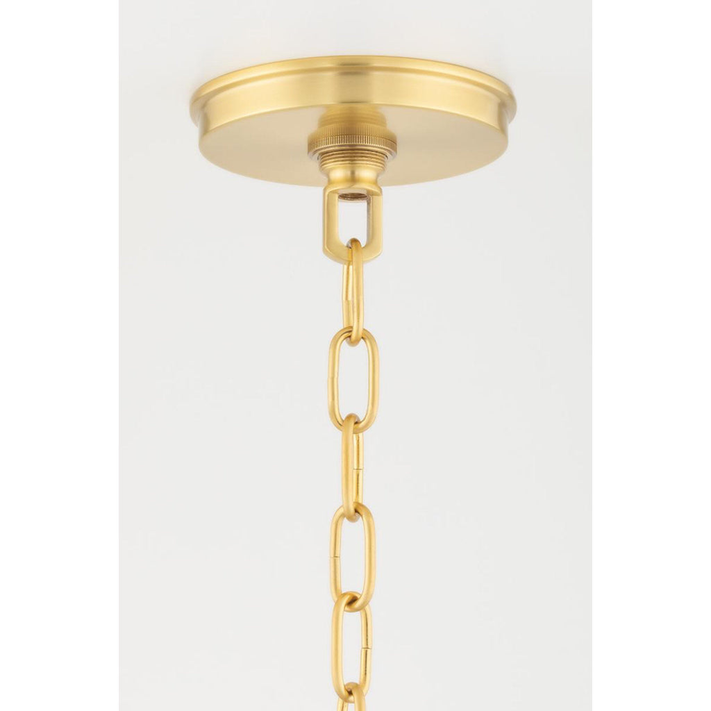 Howell 20-Light Chandelier in Aged Brass 47L x 47W x 42.25H