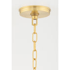 Howell 20-Light Chandelier in Aged Brass 47L x 47W x 42.25H