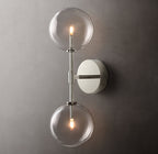 Glass Globe Linear Sconce