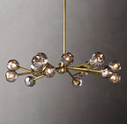 Boule De Cristal Smoke Glass Round Chandelier 48"