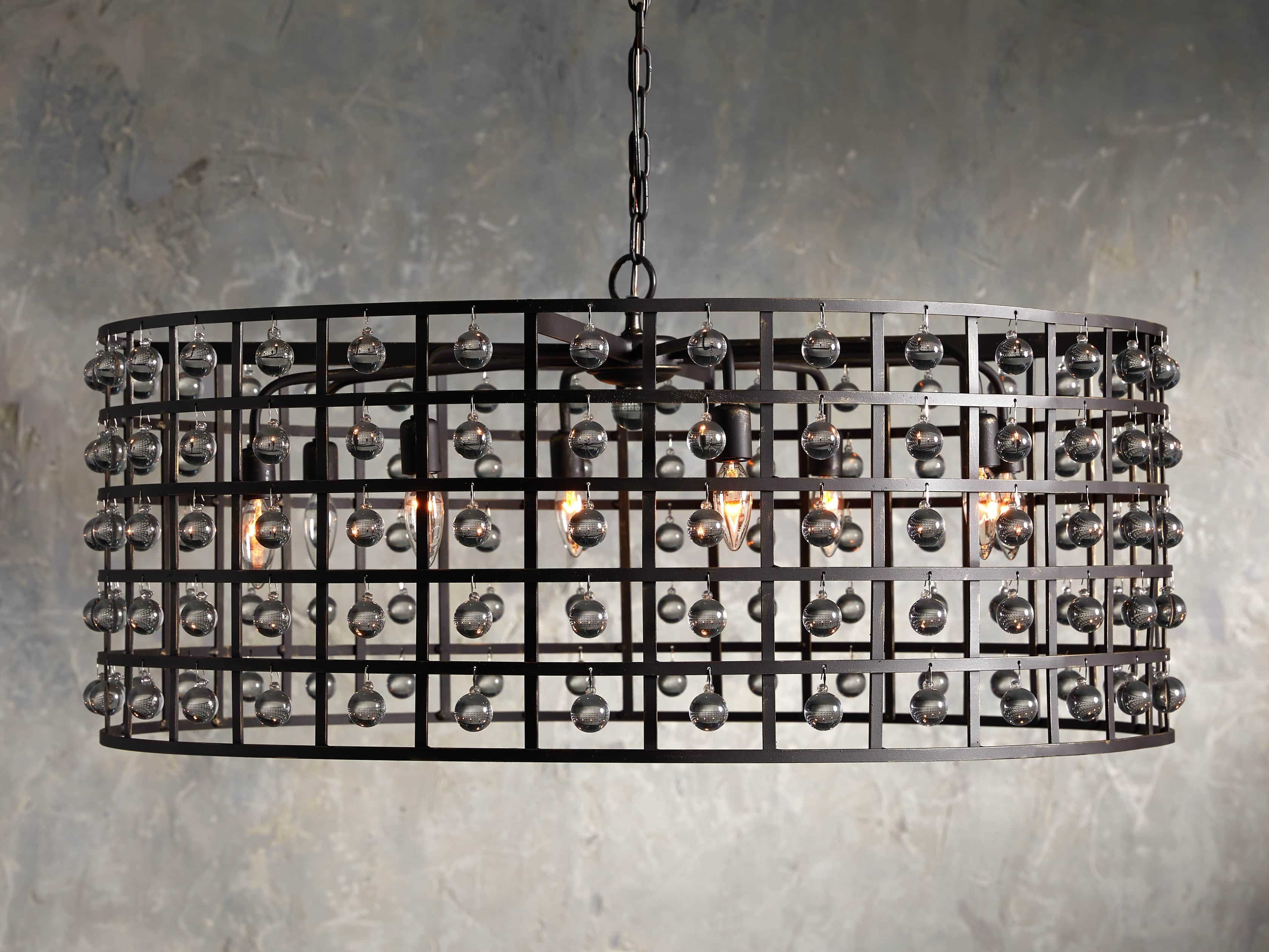 Ferraro Crystal Cage Chandelier