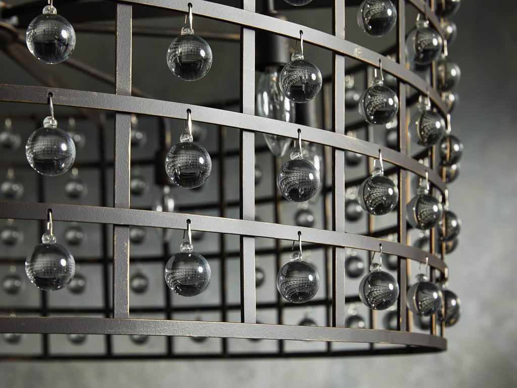 Ferraro Crystal Cage Chandelier