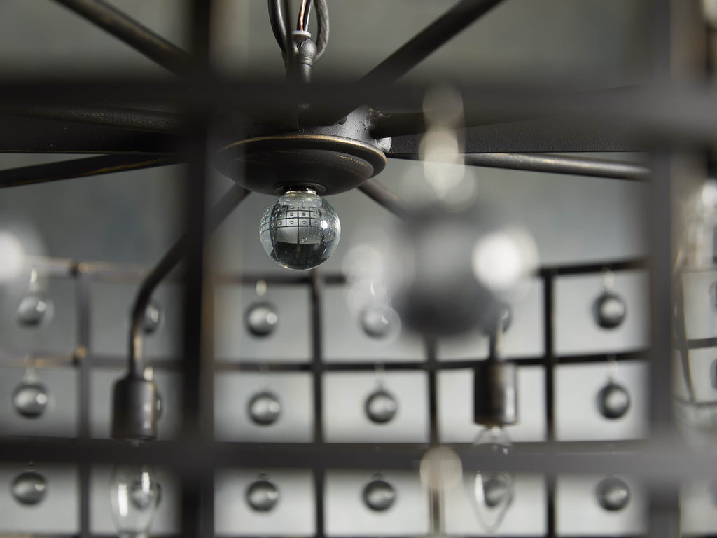 Ferraro Crystal Cage Chandelier