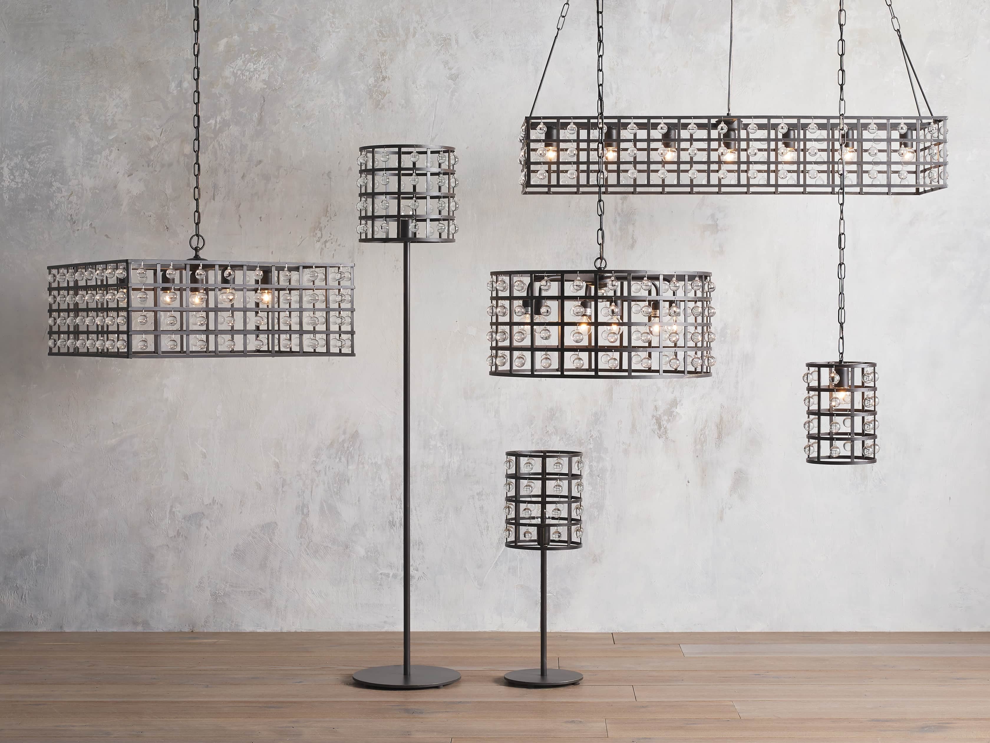 Ferraro Crystal Cage Chandelier
