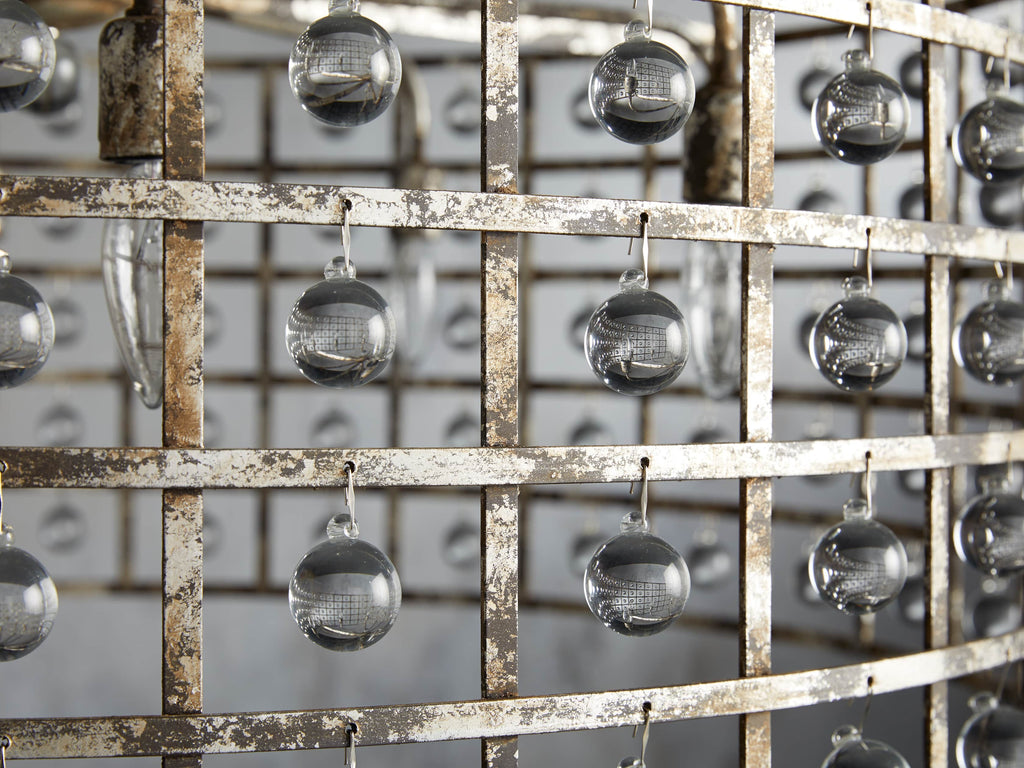 Ferraro Crystal Cage Round Chandelier