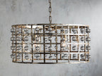 Ferraro Crystal Cage Round Chandelier