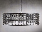 Ferraro Crystal Cage Round Chandelier