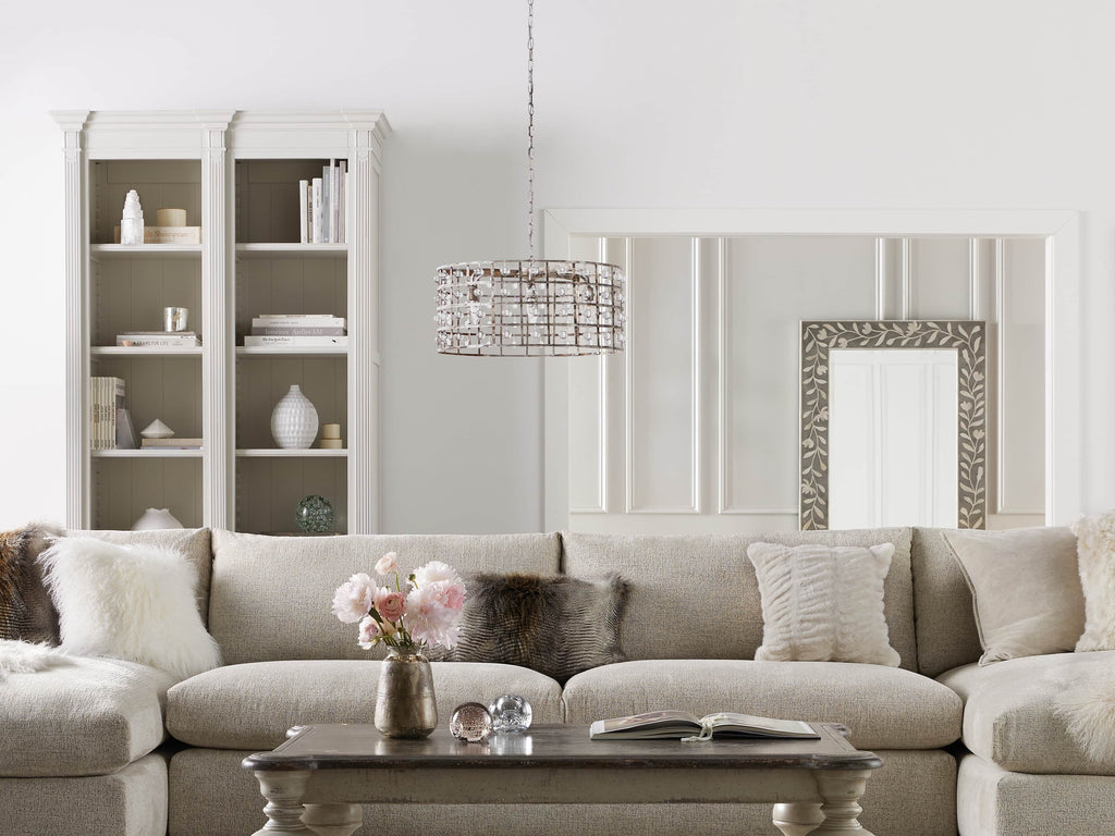Ferraro Crystal Cage Round Chandelier