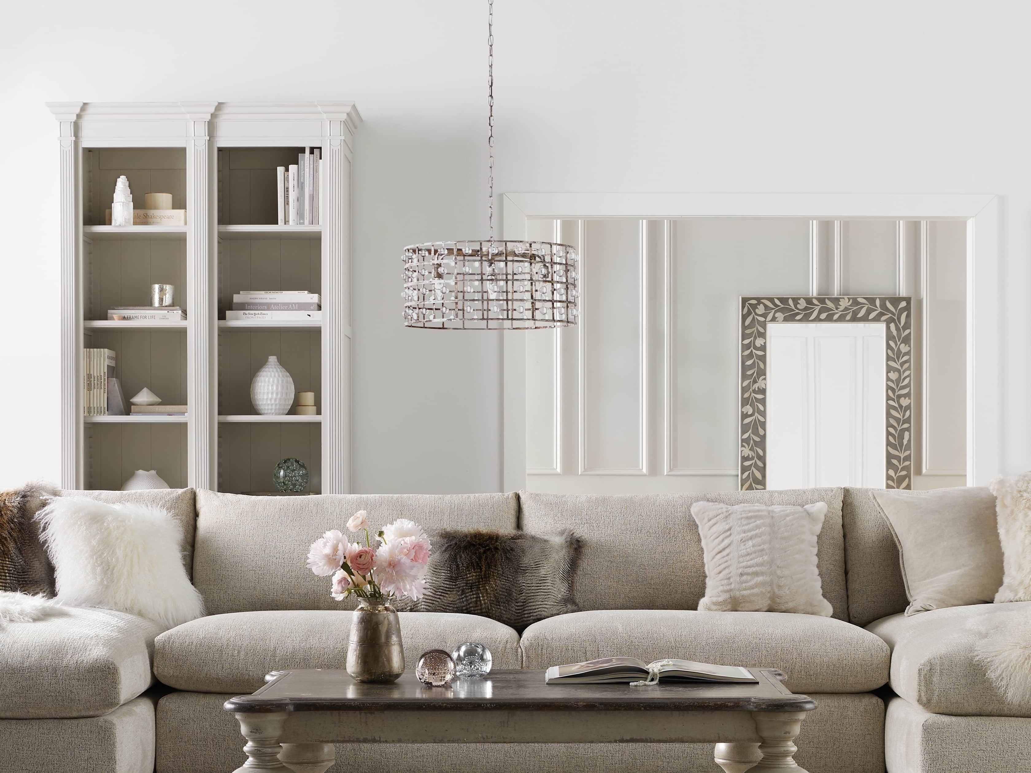 Ferraro Crystal Cage Round Chandelier