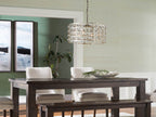 Ferraro Crystal Cage Round Chandelier