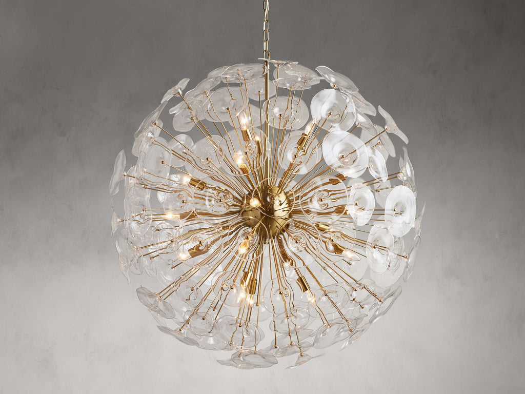 Fiora Glass Petal Bloom Chandelier