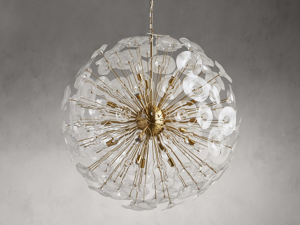 Fiora Glass Petal Bloom Chandelier