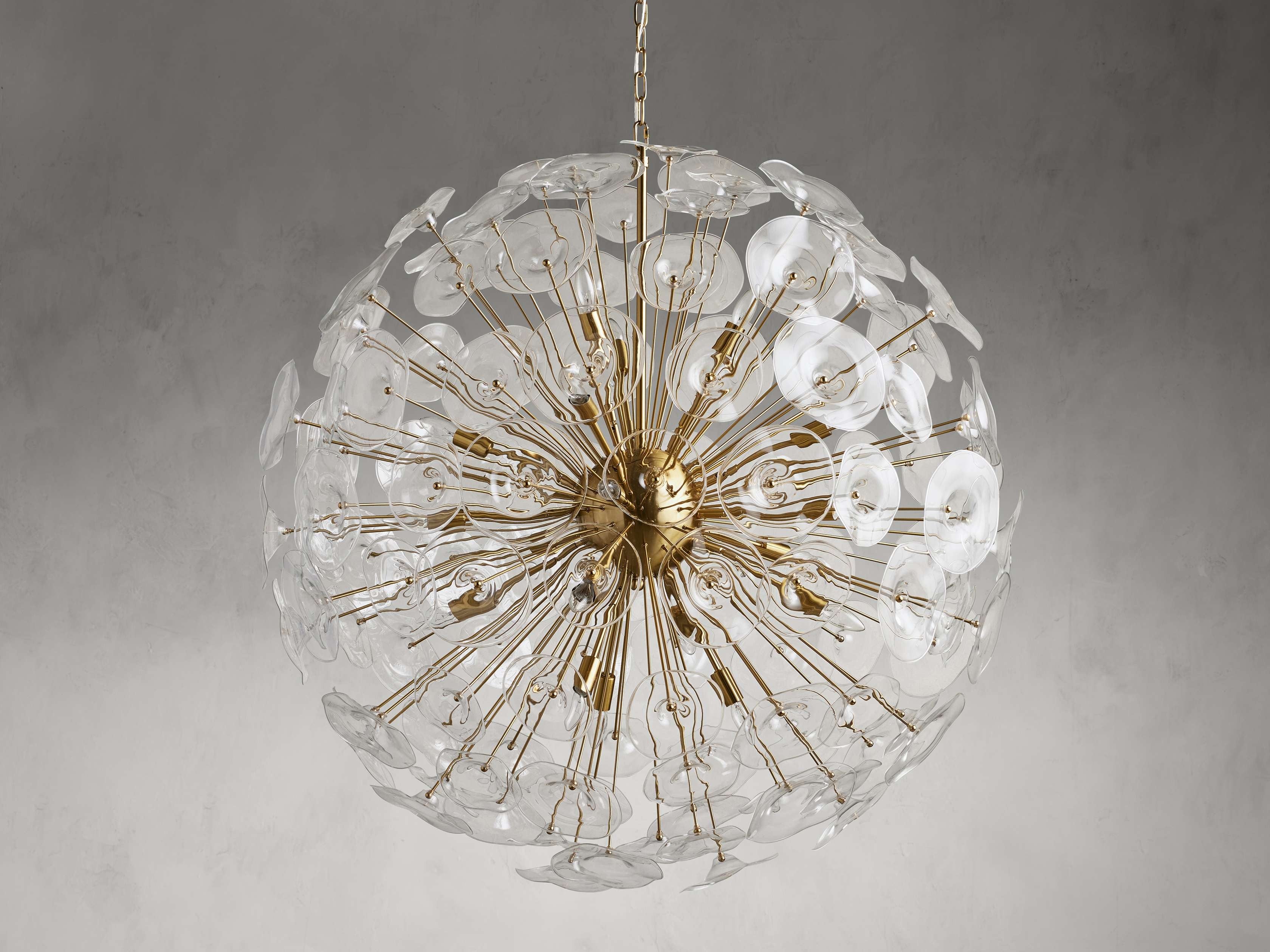 Fiora Glass Petal Bloom Chandelier