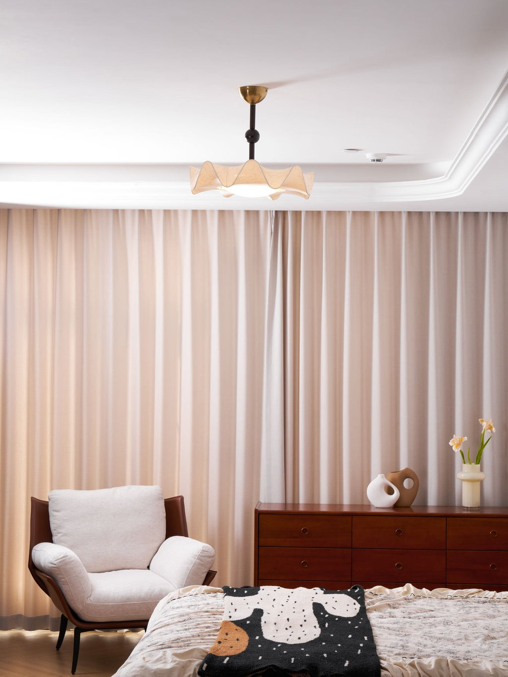 Florenca Scandinavian Fabric Ceiling Light
