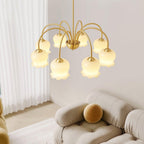 Florenza Brass Blossom Chandelier