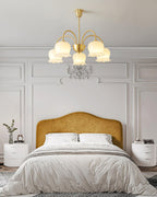 Florenza Brass Blossom Chandelier