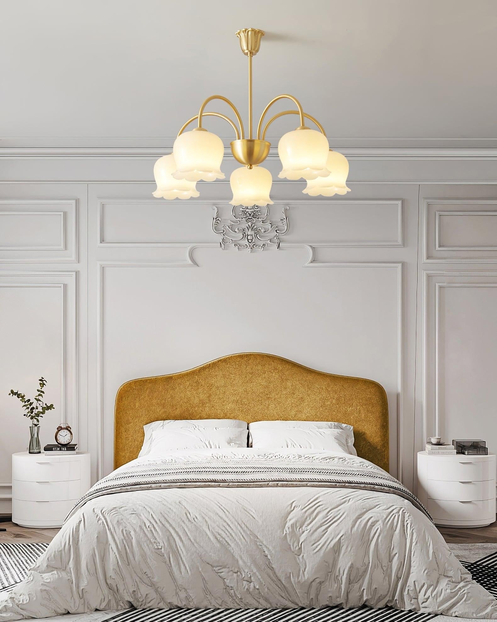 Florenza Brass Blossom Chandelier