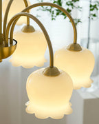 Florenza Brass Blossom Chandelier