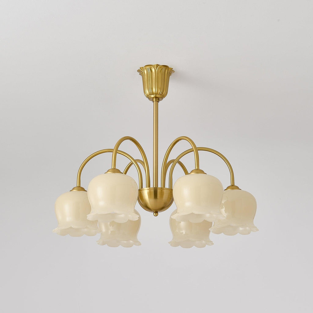Florenza Brass Blossom Chandelier
