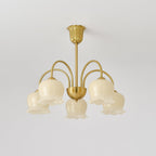 Florenza Brass Blossom Chandelier