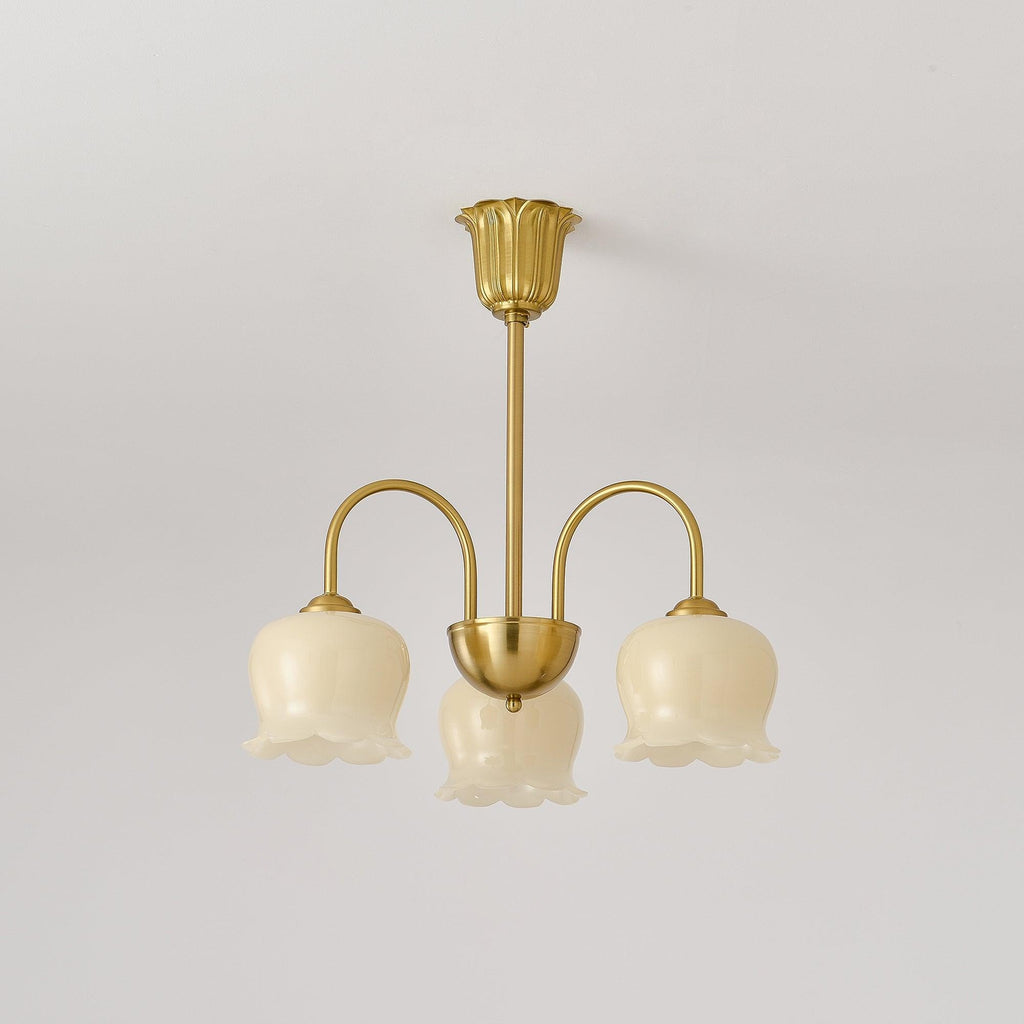 Florenza Brass Blossom Chandelier