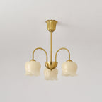 Florenza Brass Blossom Chandelier