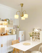 Florenza Brass Blossom Chandelier