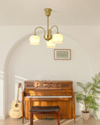 Florenza Brass Blossom Chandelier
