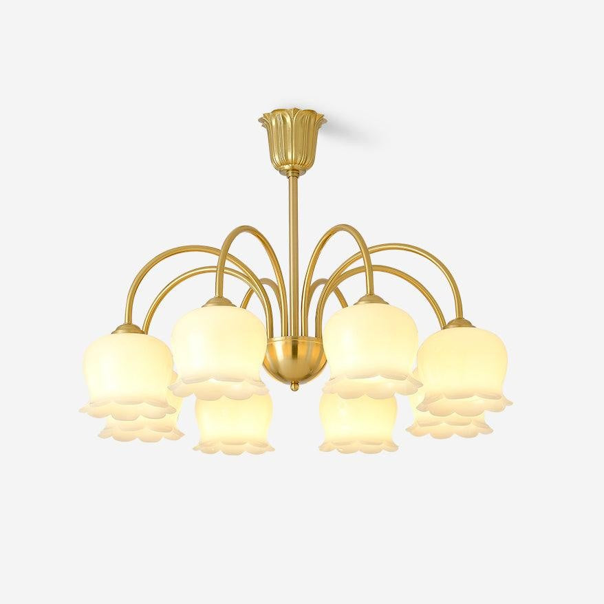 Florenza Brass Blossom Chandelier