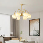 Florenza Brass Blossom Chandelier