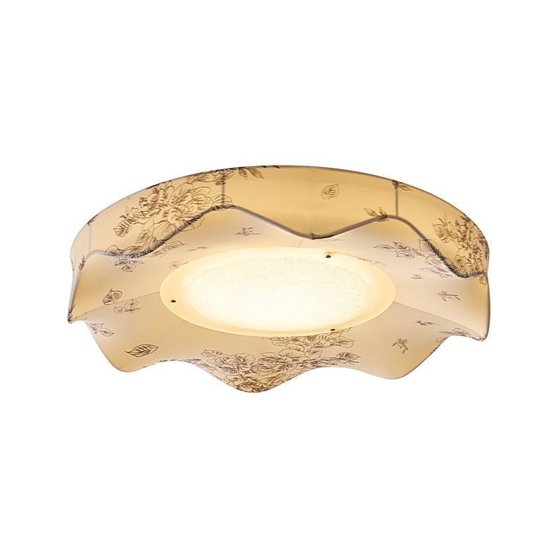 Florielle Fabric Flush Ceiling Light