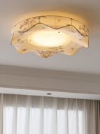 Florielle Fabric Flush Ceiling Light