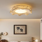 Florielle Fabric Flush Ceiling Light