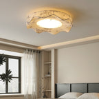Florielle Fabric Flush Ceiling Light