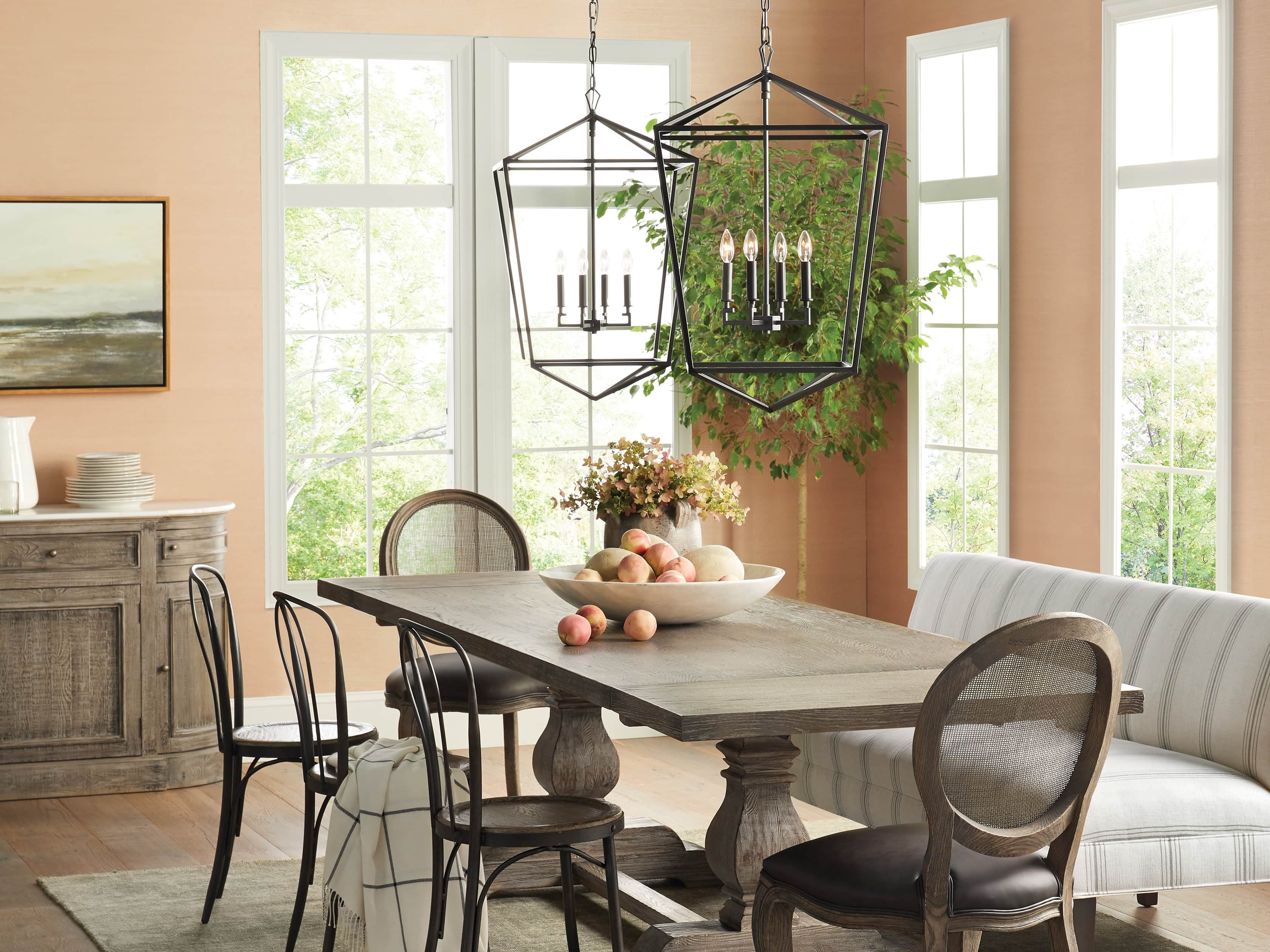Garnett Geometric Sphere Chandelier