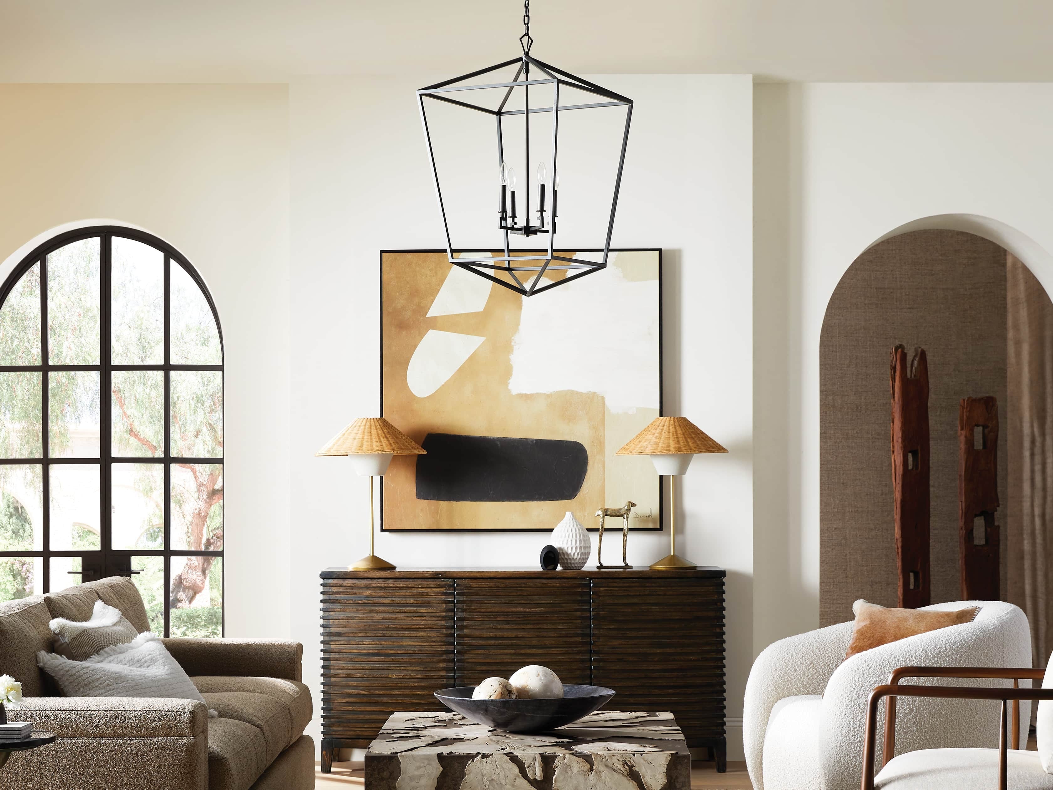 Garnett Geometric Sphere Chandelier