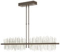 Gossamer 51.9" Bronze & Sterling Long LED Pendant