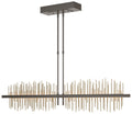 Gossamer 51.9" Dark Smoke & Soft Gold Long LED Pendant