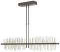 Gossamer 51.9" Dark Smoke & Sterling Long LED Pendant