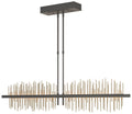 Gossamer 51.9" Natural Iron & Soft Gold Short LED Pendant