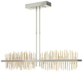 Gossamer 51.9" Sterling & Modern Brass Short LED Pendant