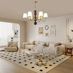 Grove Haven Wood & Brass Chandelier